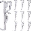 Valance Clips 10pcs 2-1/2'' Window Blinds Hidden Clip Clear Plastic for Horizontal Blinds Valance 64mm in Width Retainer Holder