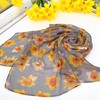 GFM® Women's Daffodil Flower Print Scarf - All Seasons Scarf