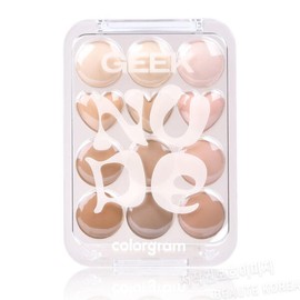 Colorgram 컬러그램 눈토리얼 아이 팔레트 07 누드더하기긱은사랑 Colorgram Eye Tutorial Palette 07 Nude Addict is Love