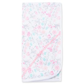 Little Me Blankets for Baby Girls' Watercolor Swaddling Receiving Blanket, 30 x 27 Inches
