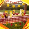 24 Pack Softball Cups with Lid Bow Straw Bulk 13.5