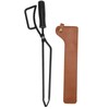 Fireplace Tongs Fire Pit Charcoal Clip Stainless Steel Grill Tongs