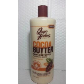 QUEEN HELENE COCOA BUTTER HAND &  BODY LOTION 32 OZ DRY SKIN NEW LOOK INTENSE