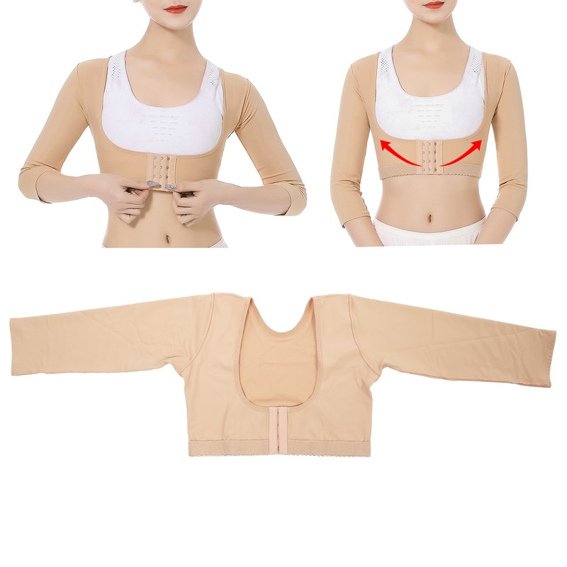 Women Posture Shaper Upper Arm Shaper Shapewear Compression Sleeves Posture