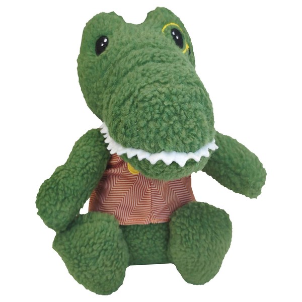 Stuffed Dog GLORIA - Size 24 cm - Teddy Buky - Dog Toy - Plush with Sound - soft texture - Highly resistant - Ideal for small dogs - Green Color