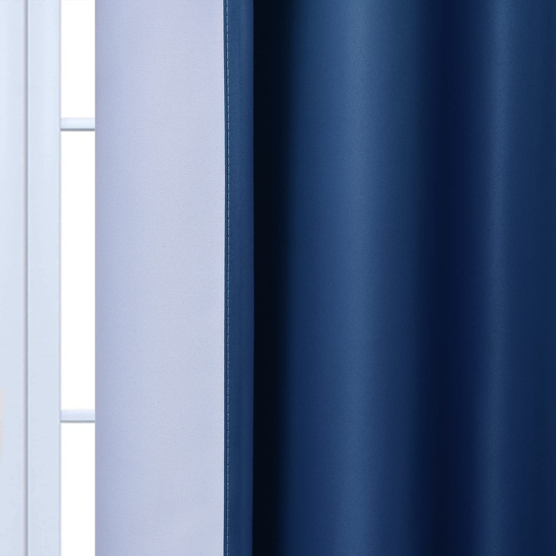 Yakamok Blue Ombre Curtains Light Blocking Gradient Color Drapes Room