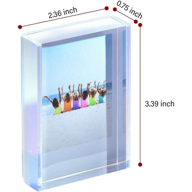 Instax Mini Film Photo Frames 2x3, Iridescent Picture Frames, 3