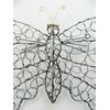 Thai Gifts Metal Wall Art Butterfly - Silver Wire Large