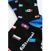 68travel Unisex Socks with 32 Country Flags - Socks that