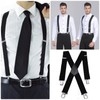 Mens Suspender Braces Unisex Tuxedo Suspenders X-Back Trouser Style Trend,