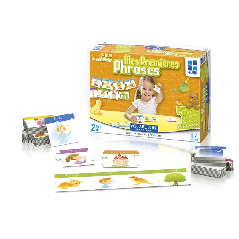 Megableu - 678005 – educational game - mes premieres phrases