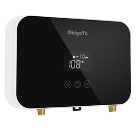 Tankless Water Heater Electric 6.5KW, Compact on Demand Instant Hot Water Heater Electric for Under Sink 240V.