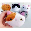 BRUJITA WAX Llavero De Cara De Gatitos De Peluche