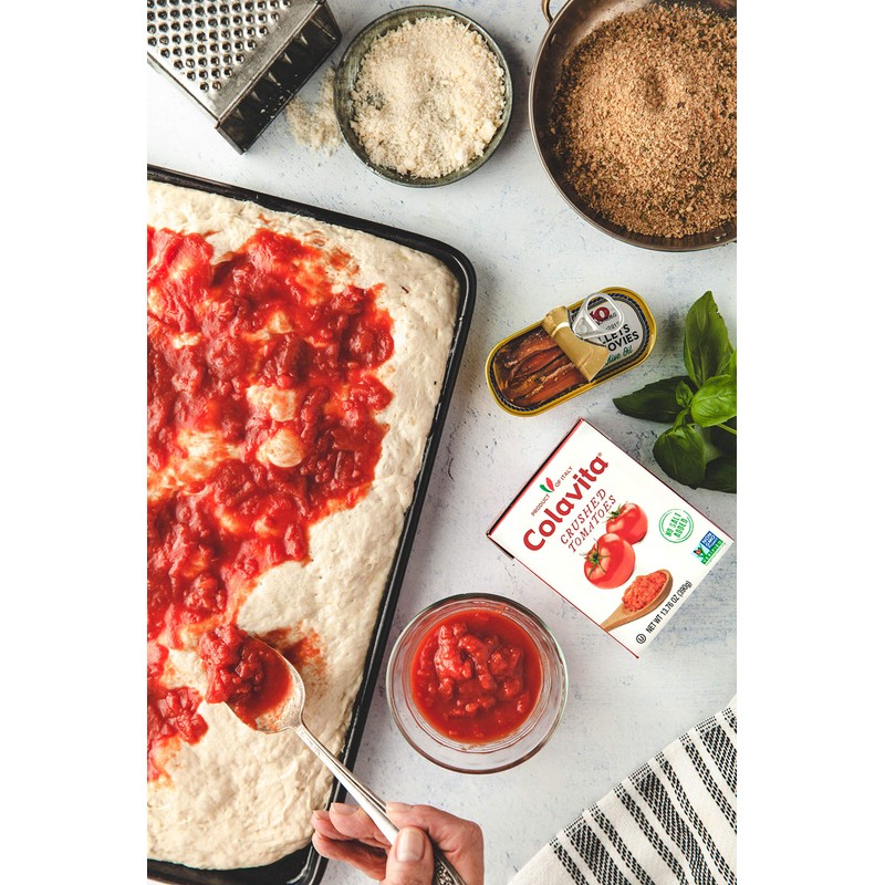 Colavita Italian Crushed Tomatoes, Recart Box, 13.76 Ounce