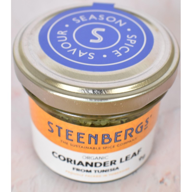 Steenbergs Organic Coriander Leaf Standard Jar 9g