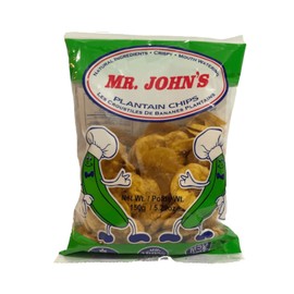Plantain chips/Mr John sweet unripe 150g Pack of 4