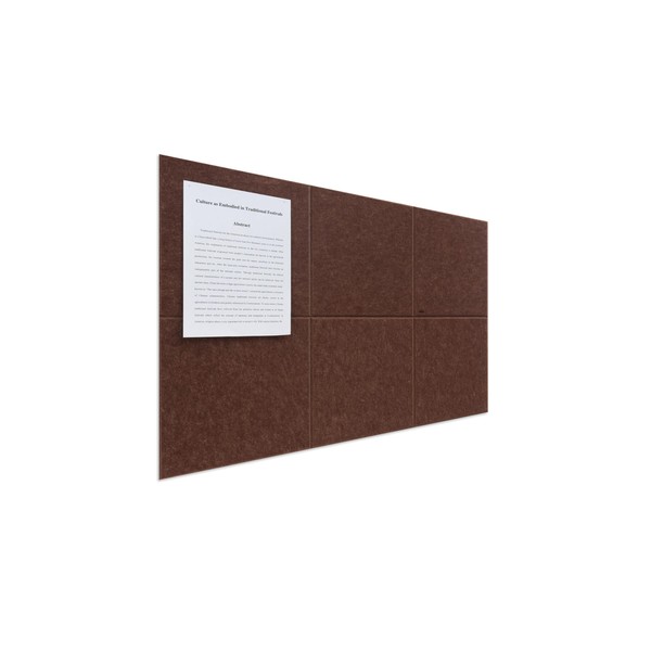 Large Felt Bulletin Board(36" x 24"),Cork Board Alternative,6 Pack Felt