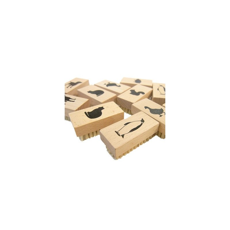 Nankai Tsusho 63-Roxan Mini Nail Brush Pig 0222-205