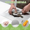 Thoquene Titanium Chopping Board with Connection Set, Stainless Steel, Double-Sided
