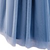 Glamulice Dusty Blue Flower Girl Dresses for Wedding Bridesmaid Long