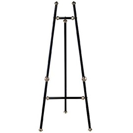 Testrite Visual Products, Inc. Black & Brass Display Easel display easel