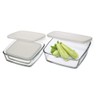 Simax Glass Containers (Square)