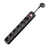 Goobay 51290 AC Power Strip with Switch, 1.5 m Cable