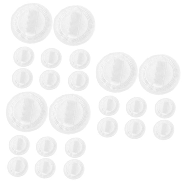 Baluue 3sets Fluffy Makeup Powder Puff Sponge Blending Puff for