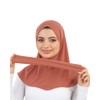 HE310 Hijab Slip On No Pins Push Button Hijab Hijab