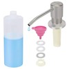 Dish Soap Dispenser for Kitchen Sink Brushed Nickel Under Sink