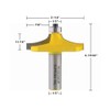 YONICO Table Edge Thumbnail and Handrail Router Bits 2-1/4-Inch Diameter