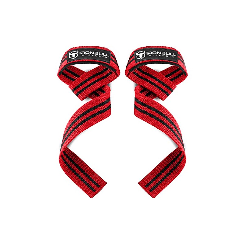 リフティングストラップ (1ペア) - パッド入り手首サポートラップ - パワーリフティング ボディビルディング ジムワークアウト 筋力トレーニング デッドリフト