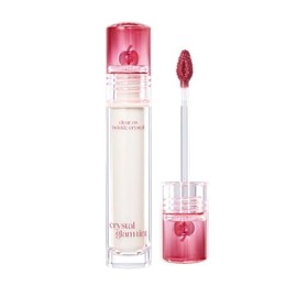 CLIO CRYSTAL GLAM TINT (018 FRESH APPLE), Glossy Finish, Lightweight, Weightless, Buildable, Glass-Like, Smoothing, Long-Lasting, Vivid, Transparent, Shiny, Moisturizing Lip Stain, Korean Lip Tint