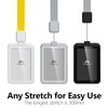 Phomo Luggage Tags with Self Retracting Reel Clip. Self Retracting