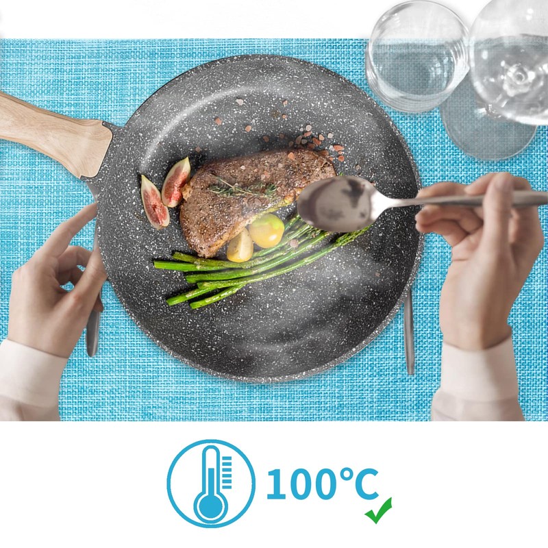 Washable Place Mats Set of 6 PVC Heat Resistant Non-Slip