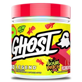 GHOST Legend Pre-Workout Powder, SPK Redberry - 30 Servings – Pre-Workout for Men & Women with Choline, L-Citrulline, & Beta Alanine for Energy & Focus