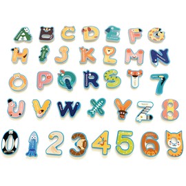Foam Bath Letters and Numbers, Bath Toys for Toddlers with Storage Net, Educational Alphabet Bath Letters Set for Preschool Learning, Fun Floating Foam Letters and Numbers for Kids