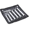 TECPO Brake Line Wrench 8-19 mm Ring Spanner Set Open