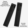 MEISO 12 Pcs Soft PU Leather Single Pen Case Holder,