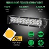 AUTOVIC Light Bar Kit Waterproof Plug-Play Driving Light Kit 7/8"