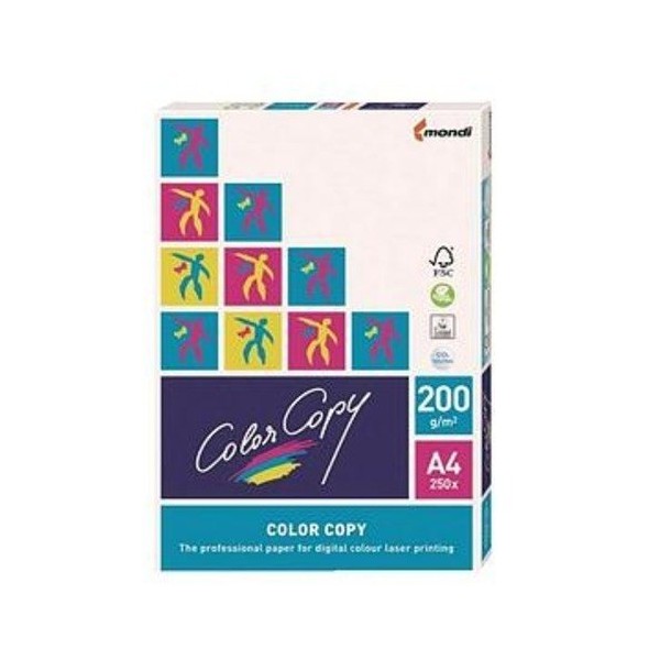 A4 Colorcopy/Mondi Paper 200gsm 250 Sheets (1 Ream)