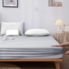 NAFAY LIVING Fitted sheet-Plain Dyed Ultra Soft Microfiber Bedding Sheet