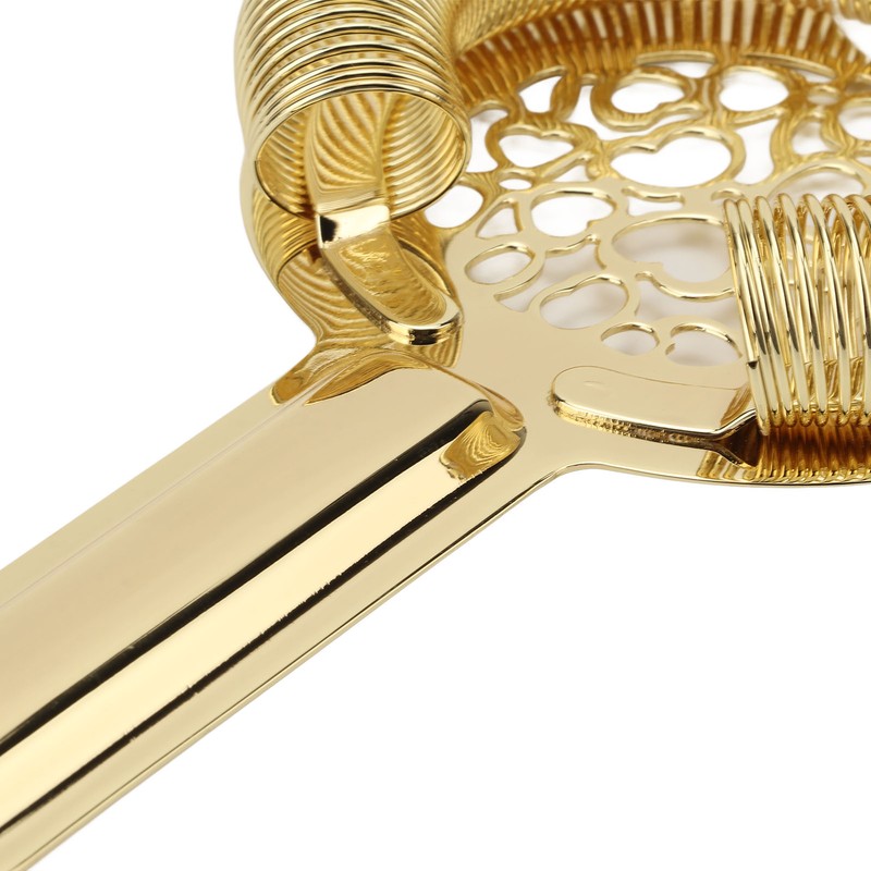 Cocktail Strainer Stainless Steel Gorgeous Glossy Bartending Ice Strainer for