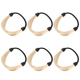 Healeved 6pcs Women's Elastic Hair Ties Ponytail Holders Hair Bands for Girls Accessories for Women Colorful Spiral Ties