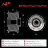 A-Premium Alternator Freewheel Clutch Pulley, 6 Grooves, Compatible with Land