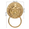 Door Knocker Chinese Style Animal Head Style Modelled Antique Brass