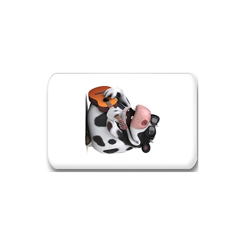 3D Holstein Cow in Various Panels - 6 Rectangular Fridge