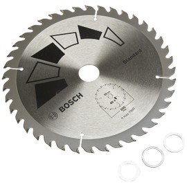 Bosch DIY Basic 2609256822 Circular Saw Blade 205 x 2.2 x 24/18/16 with 40 Teeth