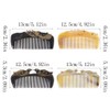 GROOMY Horn Comb, New Luxury Natural Horn Hair Comb Craft