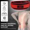 Weight Lifting Belt Double Strength 5.5 Padded Neoprene Back Gym
